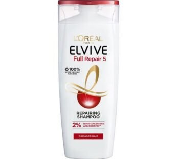 L’Oreal Paris Elvive Full Restore 5 Repairing Shampoo, For Damaged Hair, 400ml