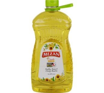 Mezan Canola Cooking Oil Bottle, 4.5 Liter