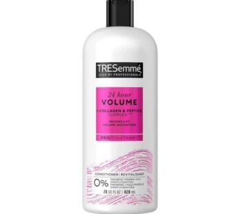 Tresemme 24 Hour Volume Conditioner For Fine Hair, Formulated With Pro Style Technology, 0% Parabens, 828ml