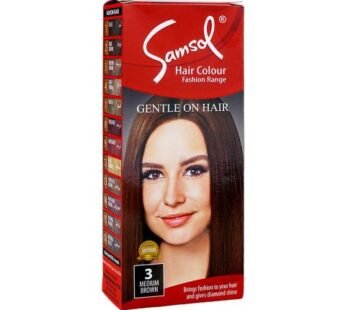 Samsol Fashion Range Hair Colour, 3 Medium Brown