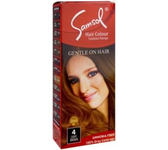 Samsol Fashion Range Hair Colour, 4 Light Brown