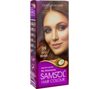 Samsol No Ammonia Hair Colour, 39 Light Brown
