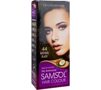 Samsol No Ammonia Hair Colour, 44 Natural Black