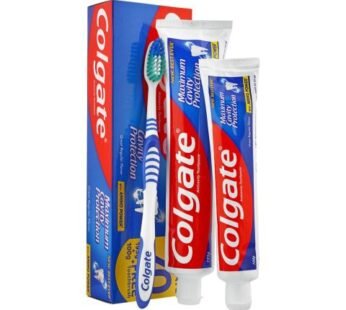 Colgate Maximum Cavity Protection , 195g + 100g + Free Extra Clean Toothbrush, Save Rs.70/-