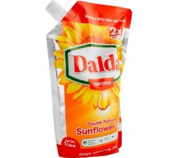 Dalda Sunflower Oil Standy Pouch, 1 Liter