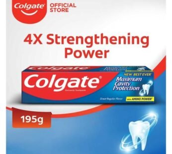 Colgate Maximum Cavity Protection Amino Power , Great Regular Flavour, 195g