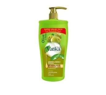 Dabur Vatika Olive And Henna Nourish & Protect Shampoo, For Normal Hair, 650ml
