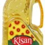 Kisan Sunflower Cooking Oil 3 Liter BTL [Multi Pack 1 x 4]
