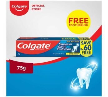Colgate Maximum Cavity Protection  75g, Free  Brush
