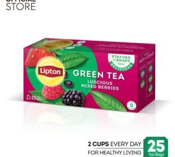 Lipton Green Tea – Luscious Mixed Berries – 25 Tea Bags
