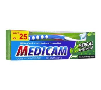 Medicam Herbal Freshness , 75g + Toothbrush Free