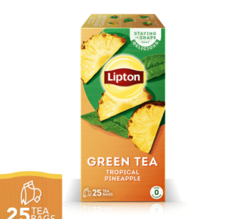 Lipton Tropical Pineapple Green Tea Bags, 25-Pack