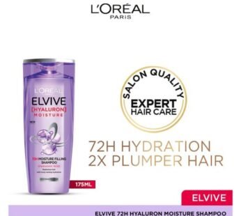 L’Oreal Paris Elvive Hyaluron Moisture 72H Moisture Filling Shampoo, 175ml