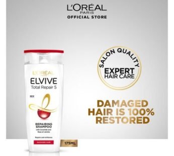 L’Oreal Paris Total Repair 5 Repairing Shampoo, For Damaged Hair, 175ml