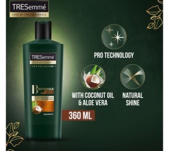 Tresemme Botanique Nourish & Replenish Coconut Oil & Aloe Vera Shampoo, For Smooth, Shiny & Visible Healthy Hair, 360ml
